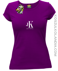 JK Just Kidding - koszulka damska fioletowa