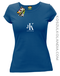 JK Just Kidding - koszulka damska niebieska