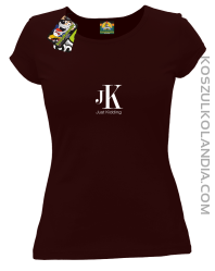 JK Just Kidding - koszulka damska brązowa