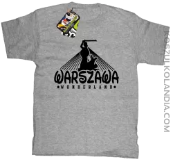 Warszawa wonderland - Koszulka dziecięca melanż 