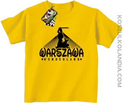 Warszawa wonderland - Koszulka dziecięca żółta