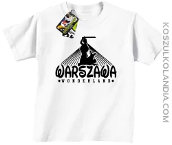 Warszawa wonderland - Koszulka dziecięca biała 