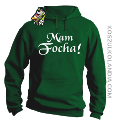 Mam Focha - Bluza męska z kapturem zielona 