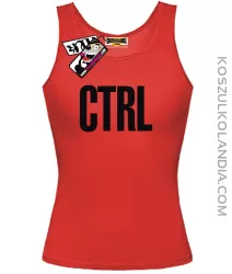 CTRL - top damski - czerwony