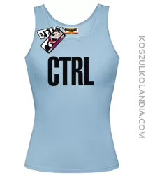 CTRL - top damski - niebieski