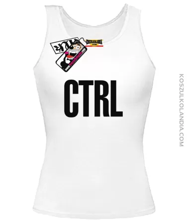 CTRL - top damski - biały