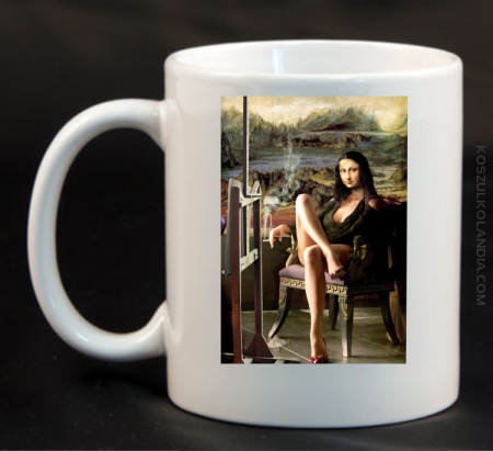 Mona Lisa Model Art - Kubek ceramiczny 