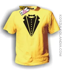 Koszulka męska GARNITUREK żółta
