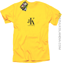 JK Just Kidding - koszulka męska żółta