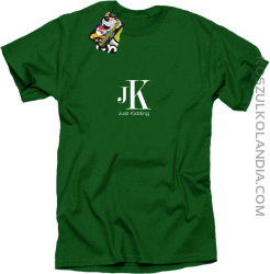JK Just Kidding - koszulka męska zielona