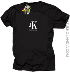 JK Just Kidding - koszulka męska czarna