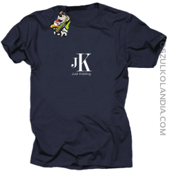 JK Just Kidding - koszulka męska granatowa