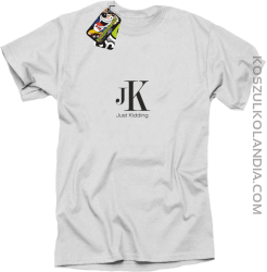 JK Just Kidding - koszulka męska biała