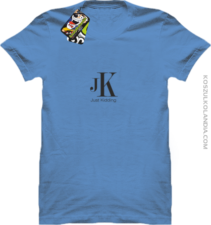 JK Just Kidding - koszulka męska błękitna