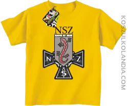 NSZ Narodowe Siły Zbrojne - Koszulka dziecięca żółty 
