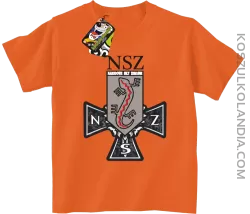 NSZ Narodowe Siły Zbrojne - Koszulka dziecięca pomarańcz 