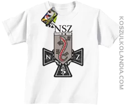 NSZ Narodowe Siły Zbrojne - Koszulka dziecięca biała 