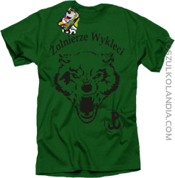 Żołnierze wyklęci WOLF-koszulka męska zielona