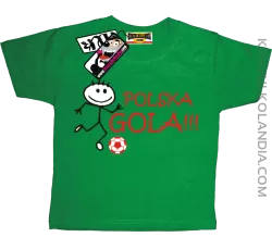 Polska Gola - koszulka dziecięca - zielony