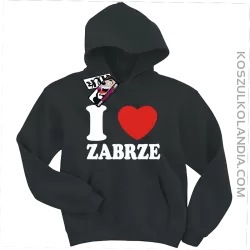 I love Zabrze - bluza dziecięca - czarny