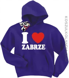 I love Zabrze - bluza dziecięca - fioletowy