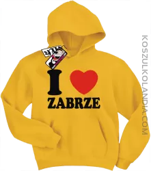 I love Zabrze - bluza dziecięca - żółty