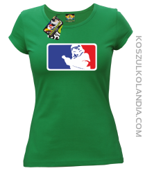 Szturmowiec NBA Parody - koszulka damska zielona 