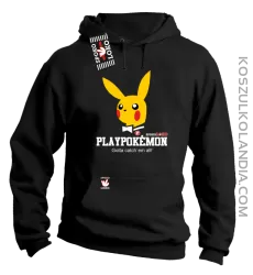 Play Pokemon - Bluza męska z kapturem czarna 
