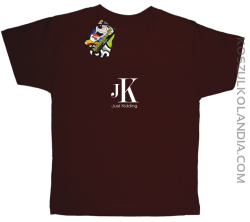 JK Just Kidding - koszulka dziecięca brązowa