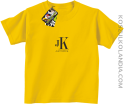 JK Just Kidding - koszulka dziecięca żółta