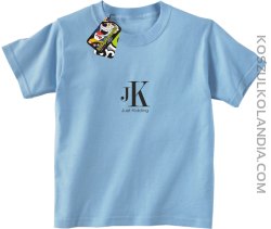 JK Just Kidding - koszulka dziecięca błękitna