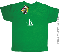 JK Just Kidding - koszulka dziecięca zielona