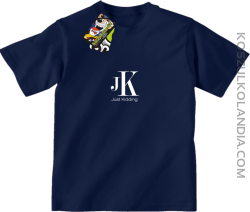 JK Just Kidding - koszulka dziecięca granatowa