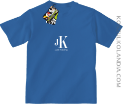 JK Just Kidding - koszulka dziecięca niebieska