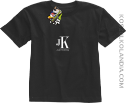 JK Just Kidding - koszulka dziecięca czarna