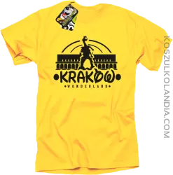 Kraków wonderland - Koszulka męska żółta 