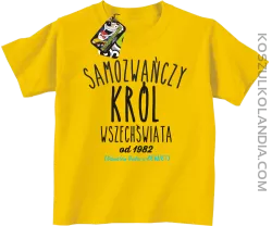 Samozwańczy Król Wszechświata - Koszulka dziecięca żółta 