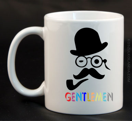Gentlemen Retro Style - Kubek ceramiczny 
