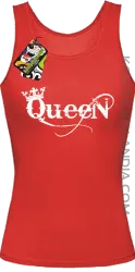 Queen Simple - Top damski czerwony 