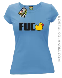 Fuck ala Duck - Koszulka damska błękit 