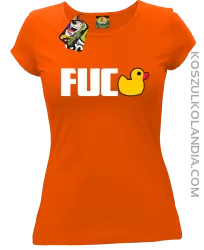 Fuck ala Duck - Koszulka damska pomarańcz 