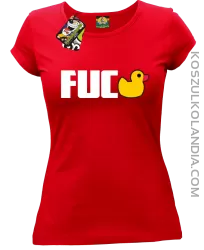 Fuck ala Duck - Koszulka damska czerwona 
