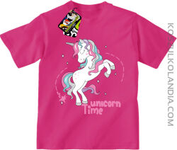Unicorn Time Cartoon Horse -  koszulka dziecięca  2