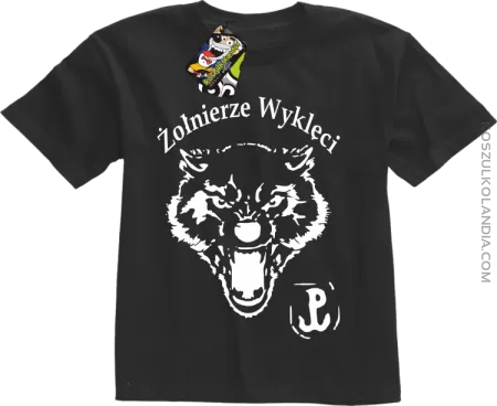ŻOŁNIERZE WYKLĘCI WOLF-koszulka dziecięca