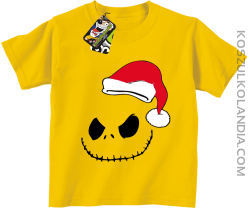 Halloween Santa Claus - Koszulka dziecięca żółta 