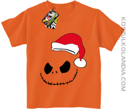 Halloween Santa Claus - Koszulka dziecięca pomarańcz 