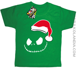 Halloween Santa Claus - Koszulka dziecięca zielona 
