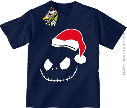 Halloween Santa Claus - Koszulka dziecięca granat