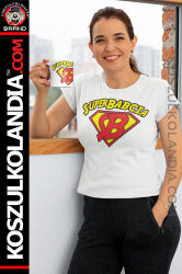 Super Babcia SYMBOL Znak - ZESTAW koszulka damska + kubek na kawę z nadrukiem 2