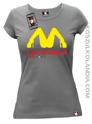 MCky I`m Loving It - koszulka damska szara 